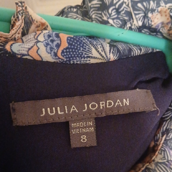 Julia Jordan Multicolor Floral Midi Dress - Picture 2 of 7